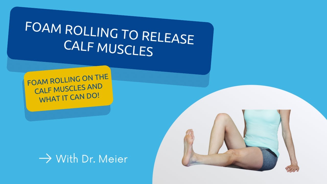 Foam rolling on the calf muscles | Third Coast Foot and Ankle
