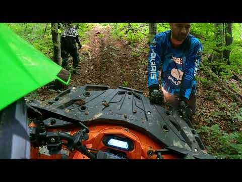 CF MOTO 450 L, penjanje u pokušaju