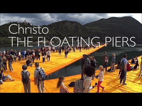 CHRISTO - THE FLOATING PIERS - PASSEGGIATA COMPLETA PASSERELLA LAGO D'ISEO