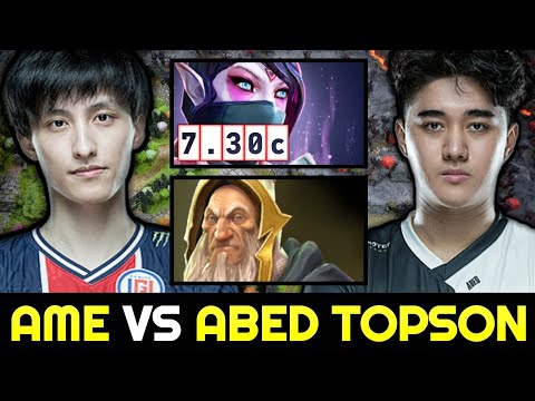 AME vs ABED TOPSON — From Bad Start to Godlike 7.30c Dota 2