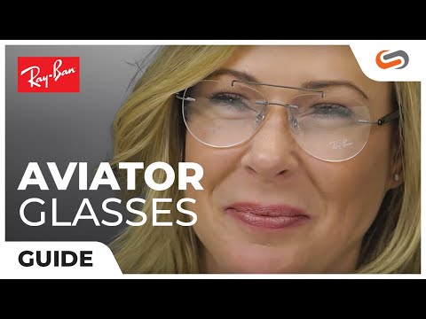 Ray-Ban Clear Aviator Glasses | SportRx