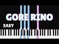 Tembalami X The Unveiled Gore Rino EASY PIANO TUTORIAL By SA Gospel Piano
