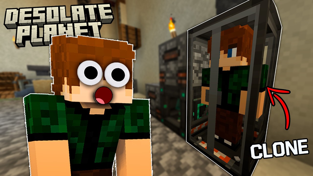 Fiz um CLONE PARA QUEBRAR O HARDCORE!!! - Minecraft Desolated Planet E04 (1.20)