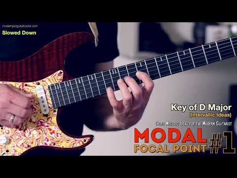 Modal Focal Point #1 - D Major (Short Melodic Ideas for the Modern Guitarist)