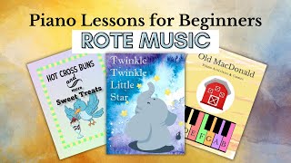 Piano Lessons for Beginners ROTE MUSIC