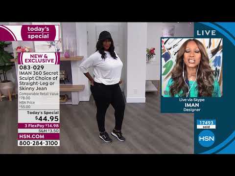 IMAN Global Chic 360 Secret Sculpt Skinny Jean