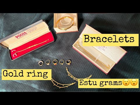 Gold bracelet and rings collection#ytvideo#subscribe#views#gold#women#gold