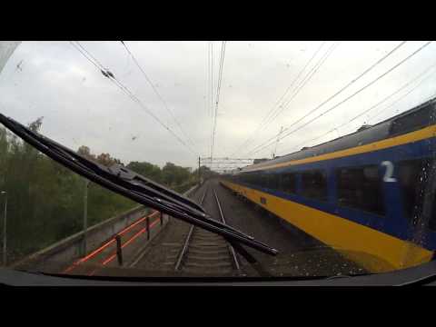 A train driver's view: Utrecht CS - Zwolle, DDZ, 23-Oct-2019