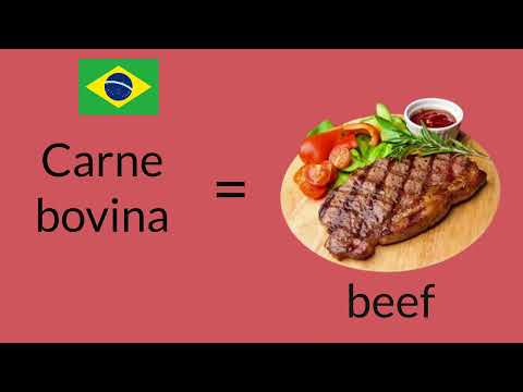 Aprenda nome de comidas em Inglês.