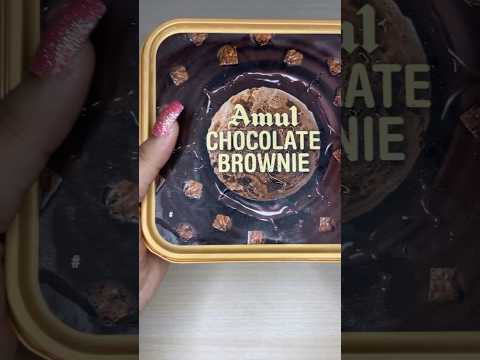 Amul Chocolate Brownie | #shots #asmr #shorts #icecream