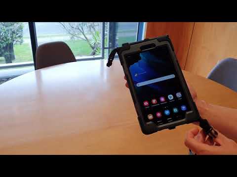 Samsung Galaxy Tab Active3 Shockproof Case with Hand Strap and Lanyard from Strike