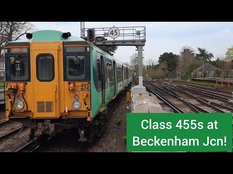 Southern Class 455 at Beckenham Junction. 12/04/22.
