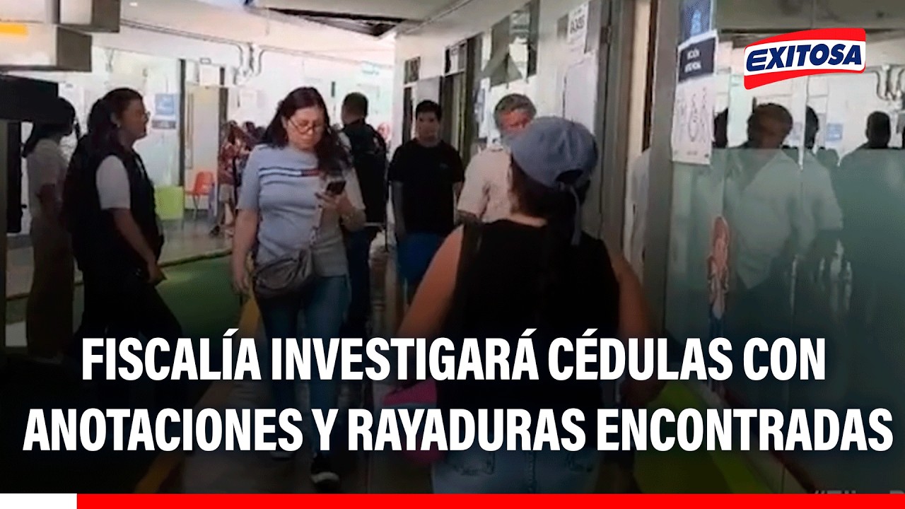 🔴🔵Cédulas encontradas con marcas fueron reemplazadas por la ONPE, señala Alfonso Barrenechea
