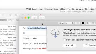 How to Send Large Files Over Email in Mac - send 100mb, 500mb, 1gb, 2gb FREE