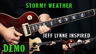 how to play &quot;Stormy Weather&quot; on guitar Jeff Lynne inspired version |  guitar lesson tutorial