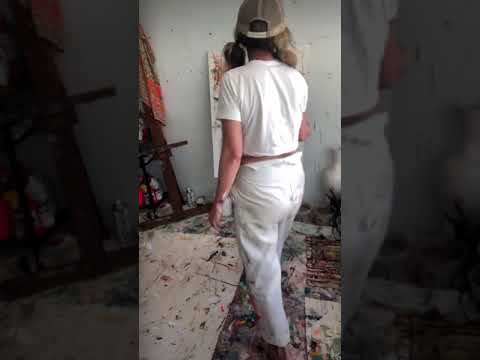 How I start an abstract painting 🖼