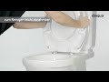 diaqua® Siège de toilette Hollywood Grey Abaissement automatique, gris