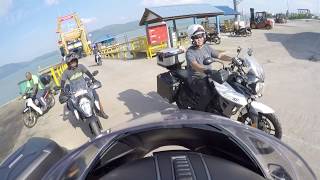 preview picture of video 'Ferry crossing your Motorcycle into Langkawi'