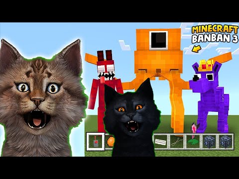 MINECRAFT TA GARTEN OF BANBAN 3 KARAKTERLERİYLE DÖVÜŞTÜK - FENA PATAKLANDIK / Yavru Kedi Minecraft