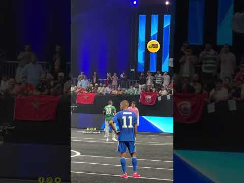 Gims يسجل هدفًا رائعًا لزيتونة ويحتفل بقفزة مجنونة