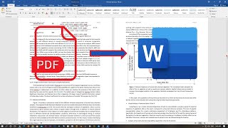 how to convert PDF to Word using Microsoft office 365