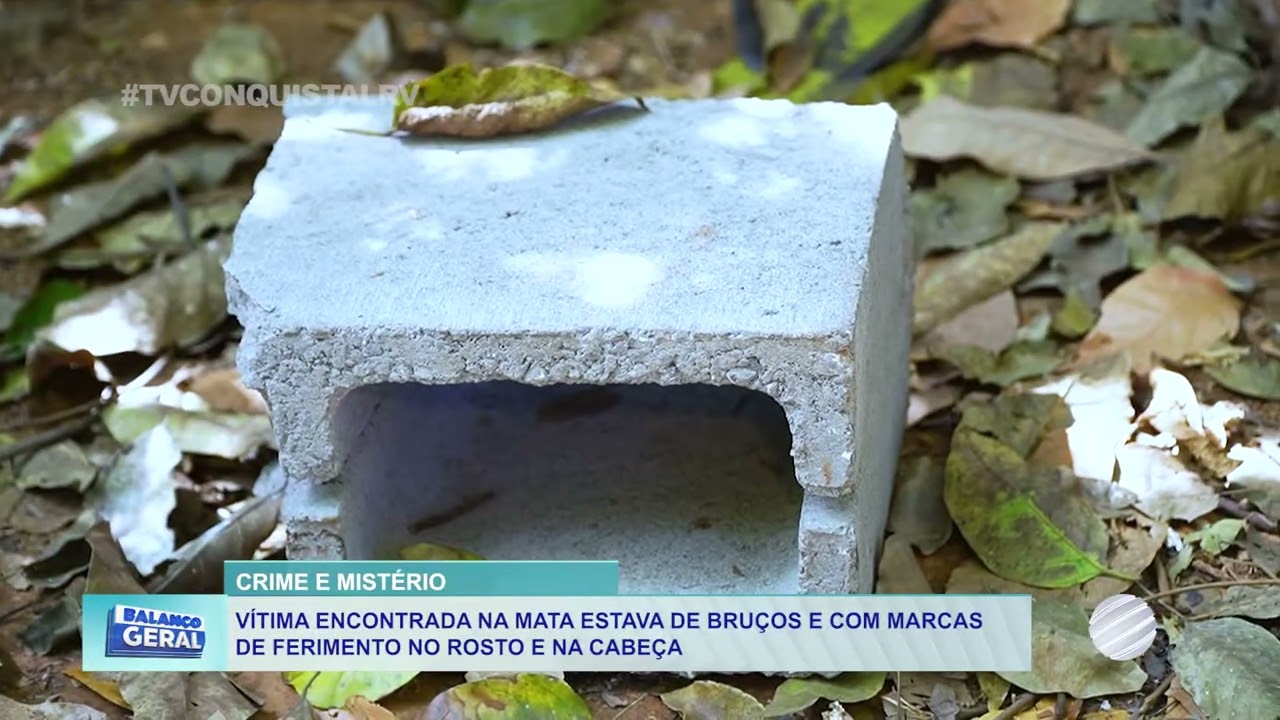 Vítima encontrada na mata estava de bruços e com marcas de ferimento no rosto e cabeça