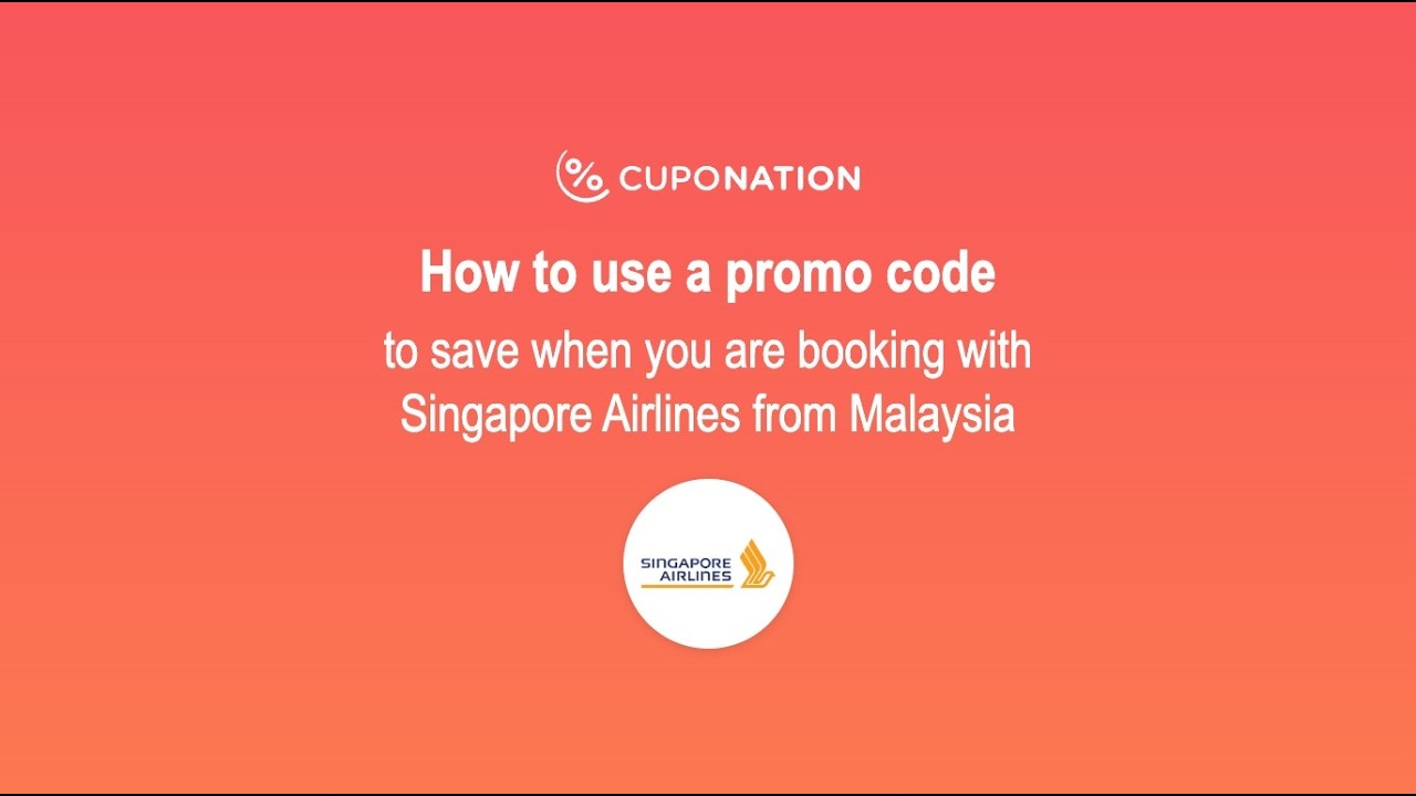 Quick guide to using your Singapore Airlines promo code