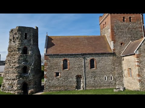 The Church of St Mary in Castro + Roman Lighthouse at Dover Castle