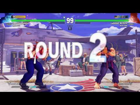 SFV~ Guile (imstilldadaddy) vs. Ryu (LaDOSE_Richiro) HD
