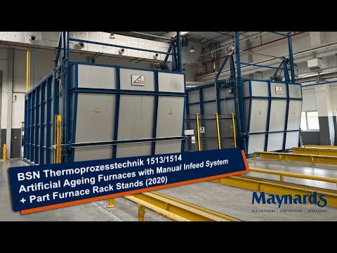 Two BSN Thermoprozesstechnik 1513/1514 Artificial Ageing Furnaces  
