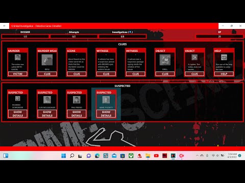 Criminal Investigation - Detective Game CrimeBot