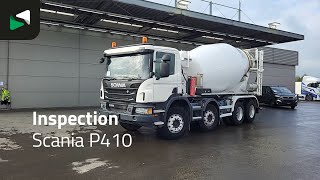 Scania P410 8X4 9m3 Liebherr mixer Automatic Steelsuspension Euro 6 betonblander lastbil til salg - Billede 4 | Machineryline DK Scania P410 8X4 9m3 Liebherr mixer Automatic Steelsuspension Euro 6 betonblander lastbil | Billede 4 - Machineryline