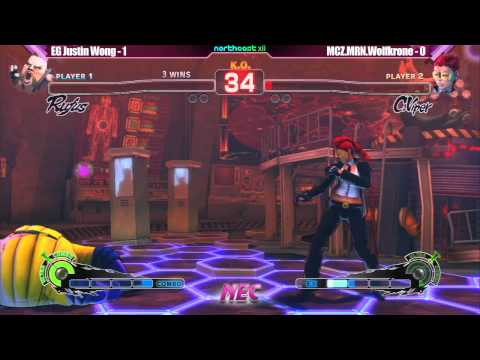 SSF4AE EG Justin Wong vs MCZ Mrn.Wolfkrone - NEC XII Tournament