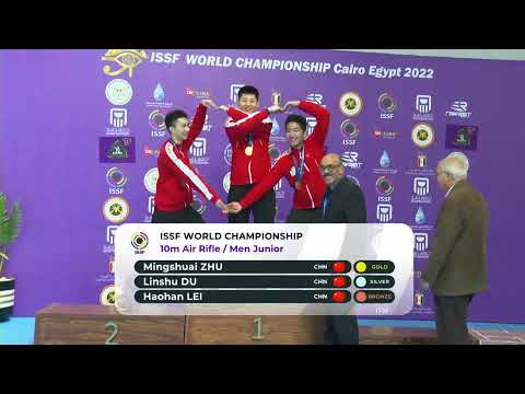 Final 10m Air Rifle Men Junior – WCh Rifle/Pistol 2022, Cairo, Egypt (19.10)