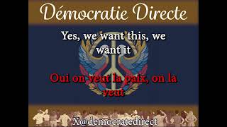 Lenny Kravitz  &quot; We Want Peace &quot;