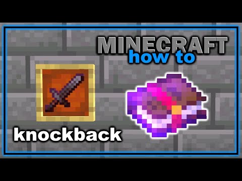 How to Get and Use Knockback Enchantment in Minecraft! | Easy Minecraft Tutorial