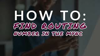 Neighborhood Credit Union | How To: Find Routing Number in the MyNCU Mobile App