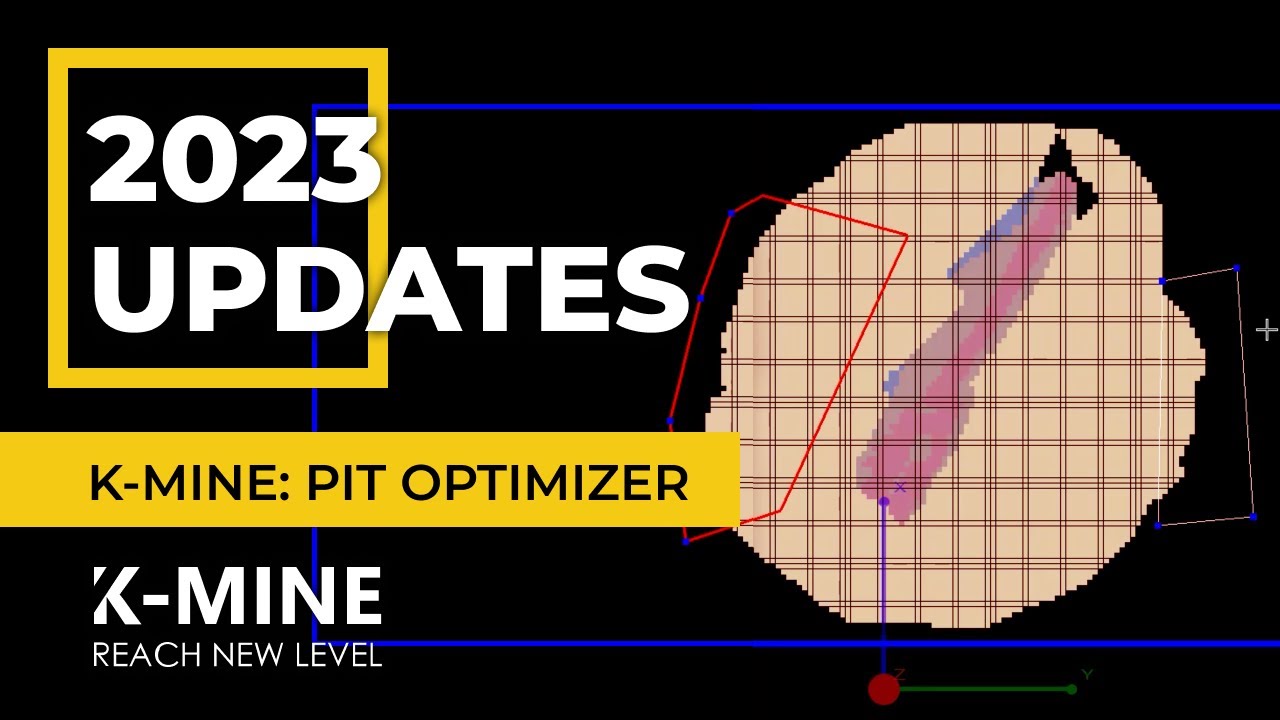 Latest Updates on K-MINE: Pit Optimizer Module