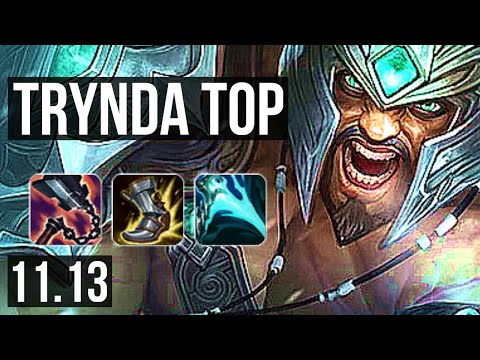 TRYNDAMERE vs DR. MUNDO (TOP) | Rank 4 Trynda, 6/0/2, Dominating | EUW Challenger | v11.13
