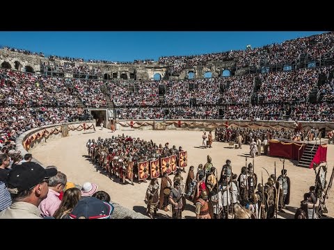 WATCH GLADIATORS FIGHT IN A REAL ROMAN ARENA
