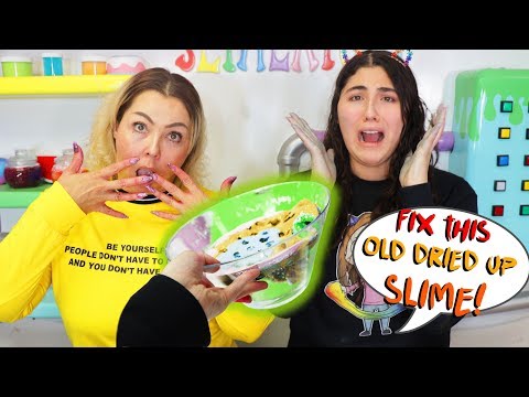 FIX THIS 2 YEAR OLD DRIED UP SLIME CHALLENGE! Slimeatory #628