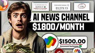 Earn $10,000/Month 🤑 with an AI-Powered Faceless News Channel! 🔥