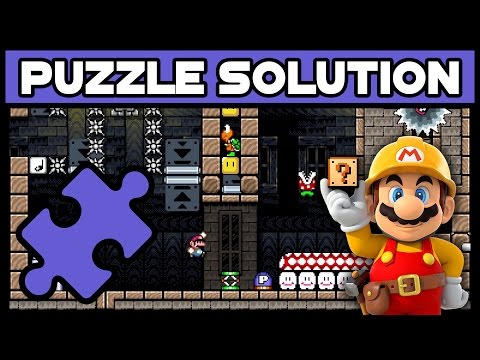 Super Mario Maker - One Screen Puzzle Walkthrough [#1] - Krazy Koopa