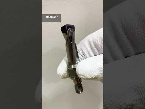 Exchangeable head drill series for superior drilling performance and long tool life! #shorts #cnc