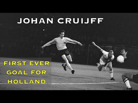 Johan Cruijff first ever goal for Holland