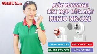 Video giới thiệu máy massage nâng cơ điện di tinh chất kết hợp rửa mặt Nikio NK-121