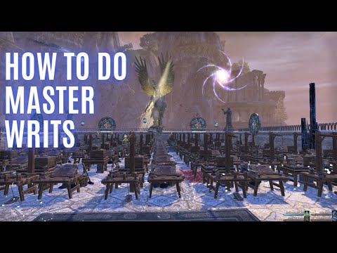 How to do Master Writs (ESO PC)