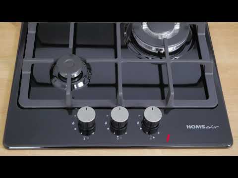 Миниатюра изображения товара Газовая варочная панель HOMSair HGE433TGCWH