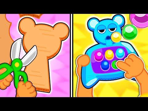 Aslan Yavrusu | Çok renkli sabun köpükleri | Çocuklar için çizgi film