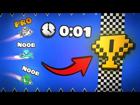 Can 2 Noobs beat a Geometry Dash PRO?